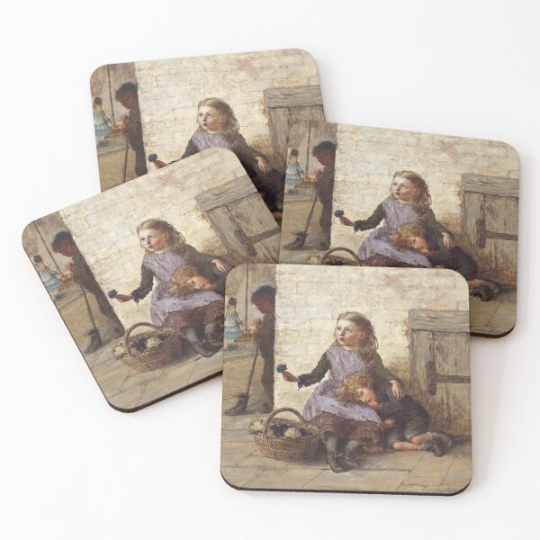 Item preview, Street Urchins vintage painting designed and sold by Vintage Designs +.