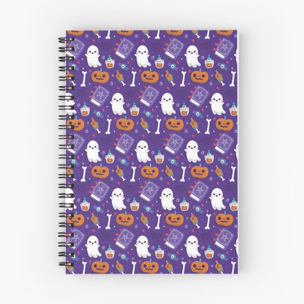 Item preview, Cute Halloween Pattern with scary characters designed and sold by anass002.