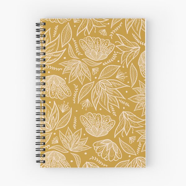 Item preview, Boho Florals - Gold designed and sold by latheandquill.