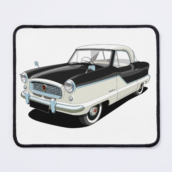 Item preview, Austin Metropolitan in two tone black and white designed and sold by candc-retro.