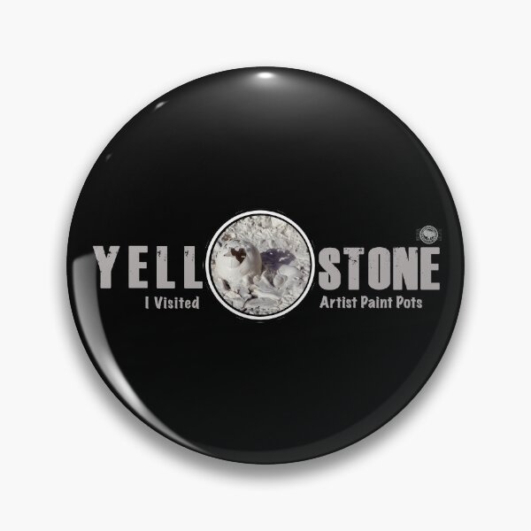 Item preview, I Visited Artist Paint Pots, Yellowstone National Park - mud pot designed and sold by SmyrnaBuffalo.