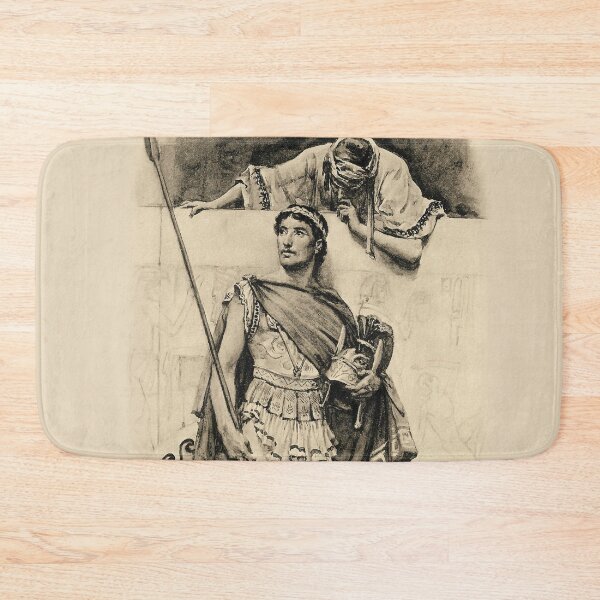 Item preview, Greek warrior vintage illustration designed and sold by Vintage Designs +.