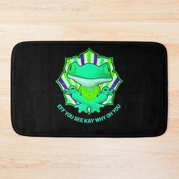 Item preview, Eff You See Kay Why Oh You - Funny Yoga Frog -Sarcastic Premium T-Shirt designed and sold by spolayastore.