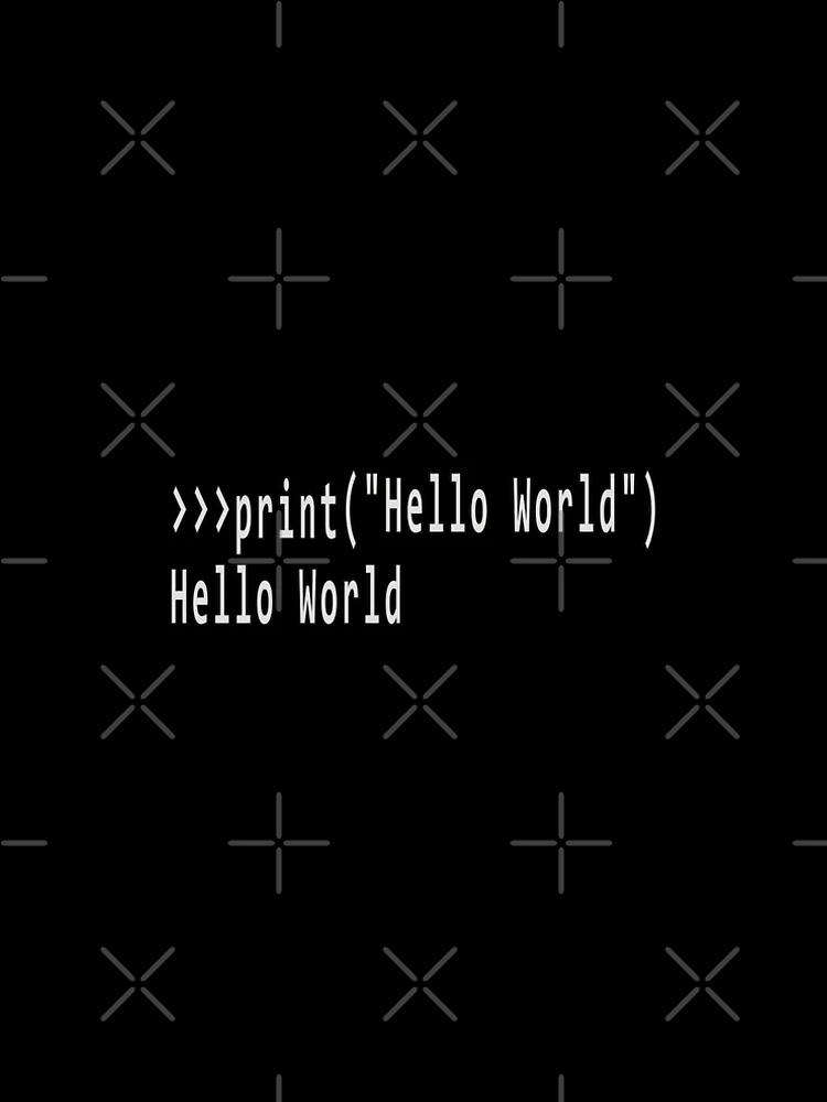 Thumbnail 5 of 5, A-Line Dress, Hello World Python Code designed and sold by FridPix.
