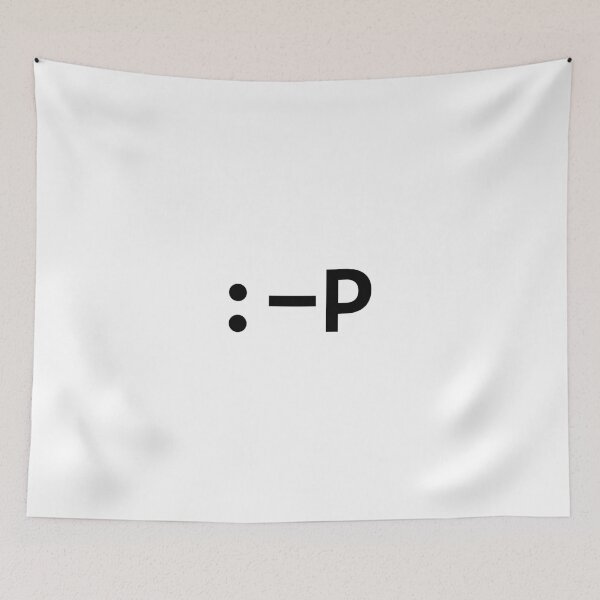 Item preview, Smiley: Tongue Out (Center Aligned) designed and sold by SCRAPPE.