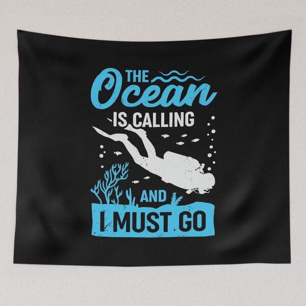 Item preview, The Ocean Is Calling And I Must Go designed and sold by Marcid95.