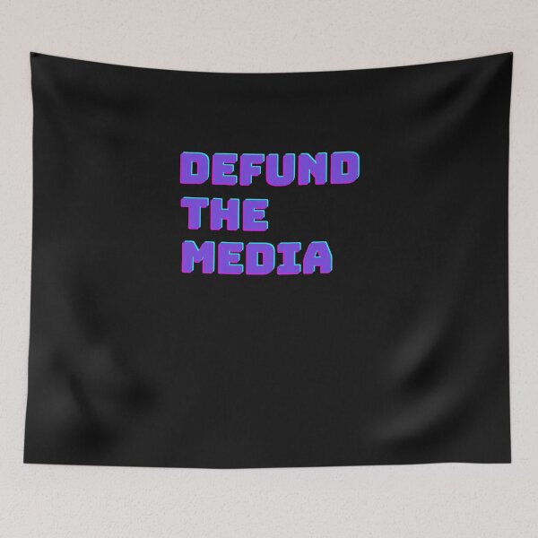 Item preview, defund the media political shirt designed and sold by SukanyaShop.