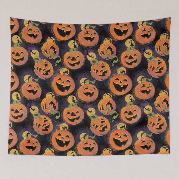 Item preview, Tickled Pumpkins Black designed and sold by artifactsoflife.
