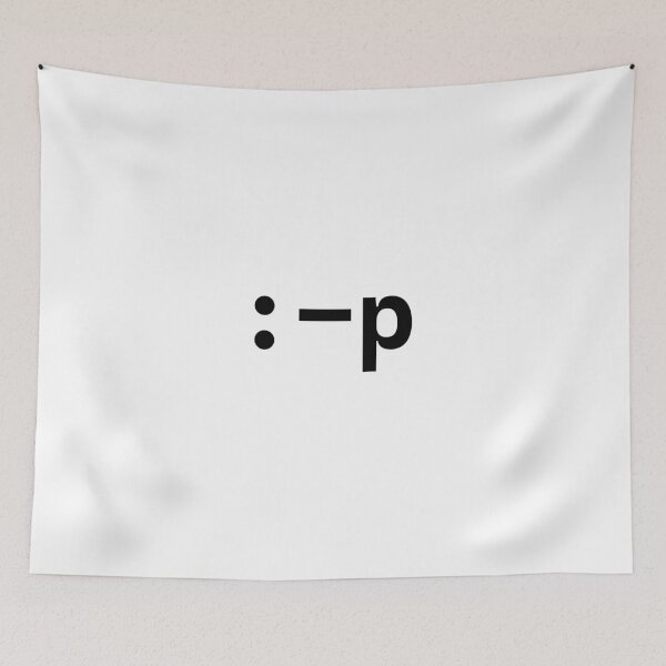 Item preview, Smiley: Tongue Out (Center Aligned) designed and sold by SCRAPPE.