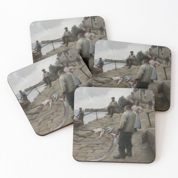 Item preview, English Fishermen by Harold Harvey designed and sold by Vintage Designs +.