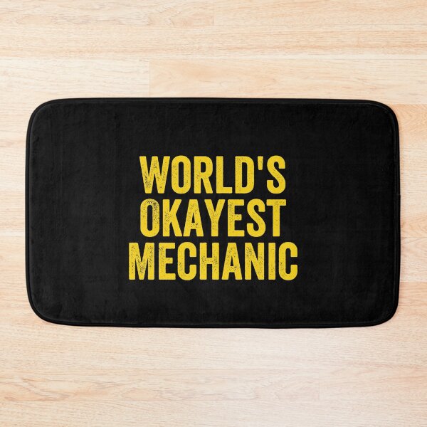 Item preview, World's Okayest Mechanic Funny designed and sold by happinestSHOP.