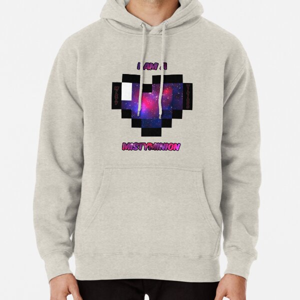 I am a MistyMinion - Galaxy Heart **NO** White Border-Use for LIGHT colored items only** Pullover Hoodie