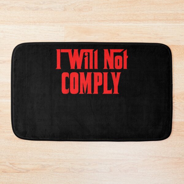 Item preview, I Will Not Comply T-Shirt designed and sold by spolayastore.