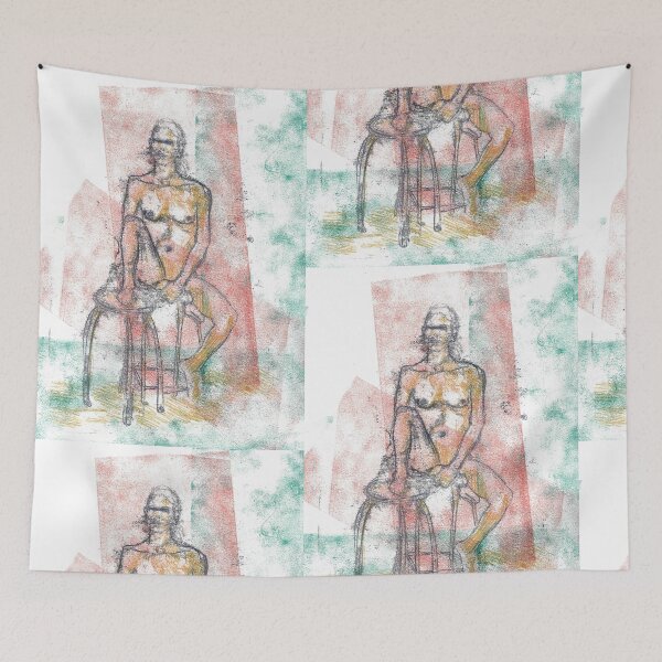 Item preview, nude woman drawing designed and sold by Arthur Loeuil.