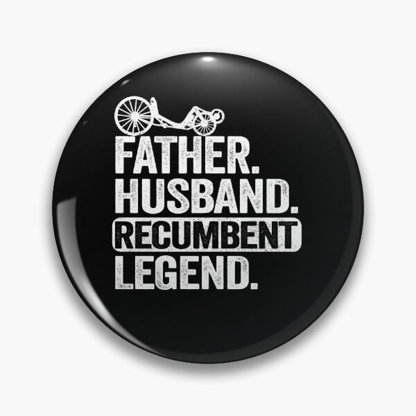 Item preview, Father Husband Recumbent Legend Funny Recumbent Bike designed and sold by Stronzi.