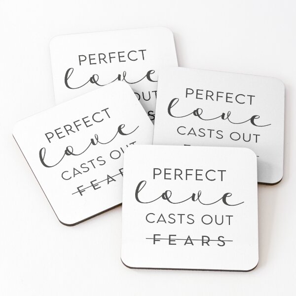 Item preview, Perfect love casts out fears - Bibble verse designed and sold by FeelingGrateful.