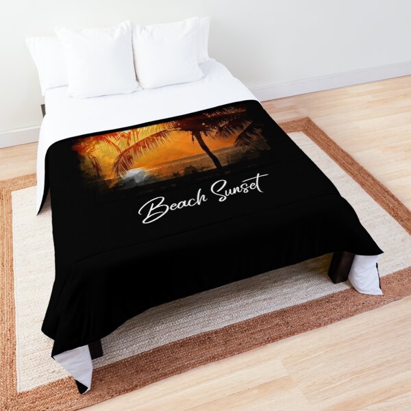 Beach Sunset Comforter