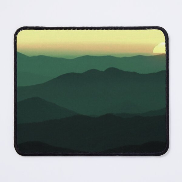 Item preview, WATERCOLOR MISTY MOUNTAINSCAPE -green designed and sold by THE AMERICAN TEEVANGELIST.