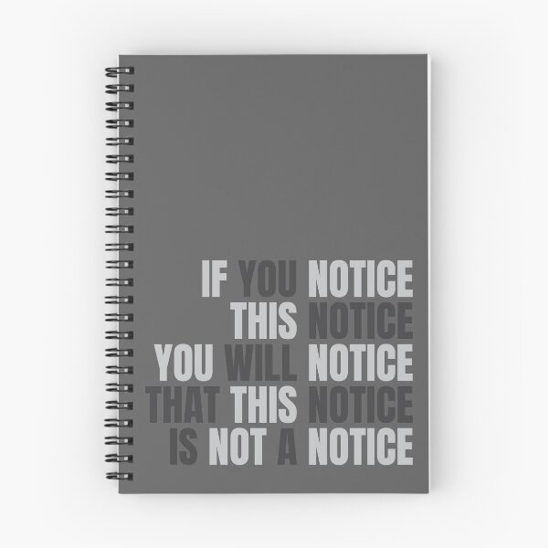 Item preview, Notice this notice Typographic Essential design designed and sold by PixelMajikz.