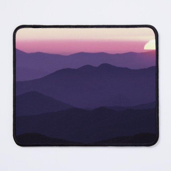 Item preview, WATERCOLOR MISTY MOUNTAINSCAPE -violet designed and sold by THE AMERICAN TEEVANGELIST.