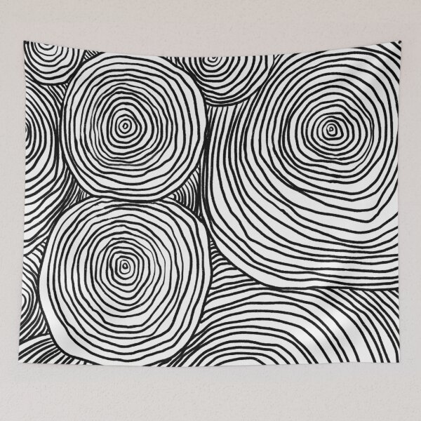 Item preview, Round line abstract illustration  designed and sold by MercuryV.