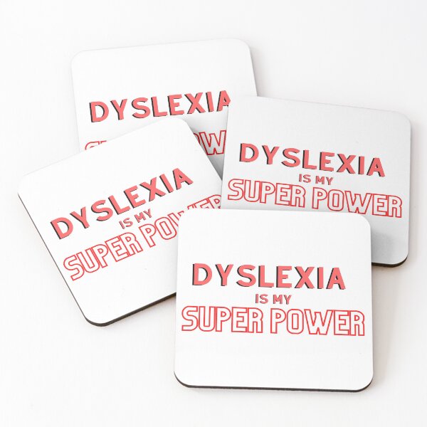 Item preview, “Dyslexia is my Super Power” design for awareness designed and sold by PrintsEntmt.