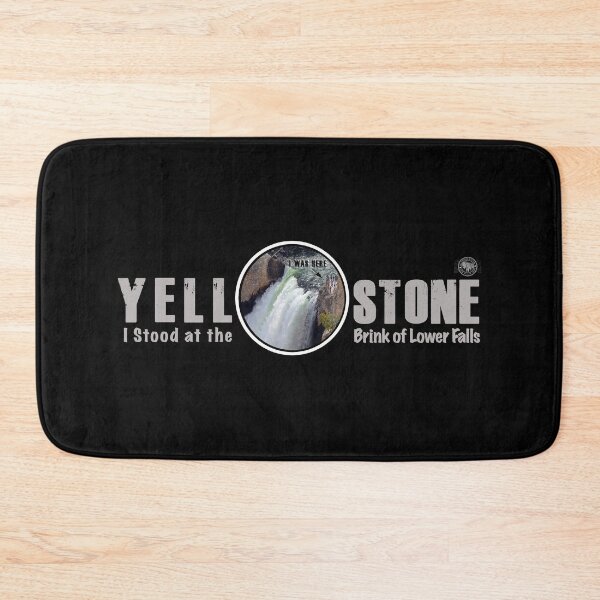 Item preview, I Stood on the Brink of Lower Falls, Yellowstone National Park - Lower Falls designed and sold by SmyrnaBuffalo.
