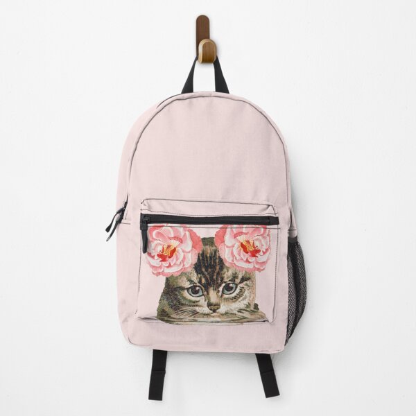 Item preview, cute cat with rose ears designed and sold by DiviaDesigns.