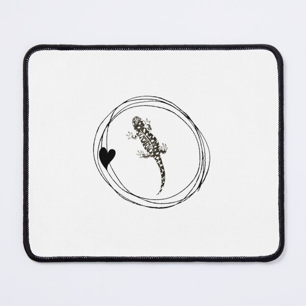 Item preview, Salamander with Heart Frame designed and sold by utopianpioneer.