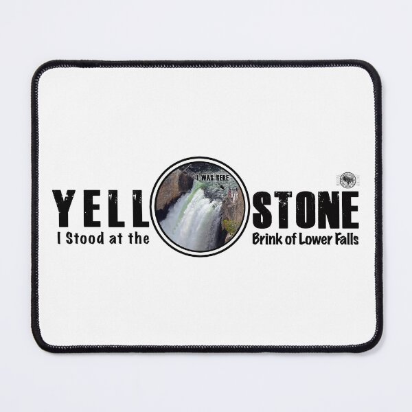 Item preview, I Stood on the Brink of Lower Falls, Yellowstone National Park - Lower Falls designed and sold by SmyrnaBuffalo.