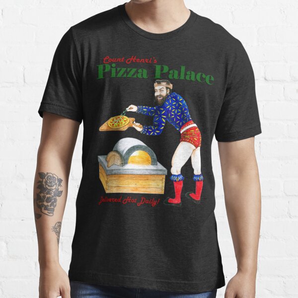 Count Henri&x27;s Pizza Palace! Classic" T-shirt for Sale by | Redbubble | count henri x27 s t-shirts - pizza palace t-shirts - dog t- shirts