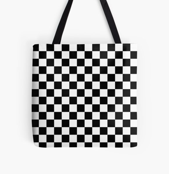 Item preview, Black and White Checkered Chef Pattern designed and sold by HotHibiscus.