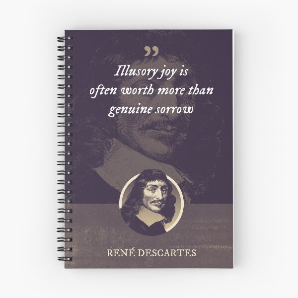 Item preview, René Descartes - Illusory joy is often worth more than genuine sorrow designed and sold by Syahrasi.