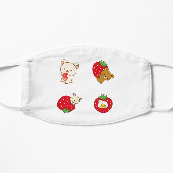 Rilakkuma Strawberry Flat Mask