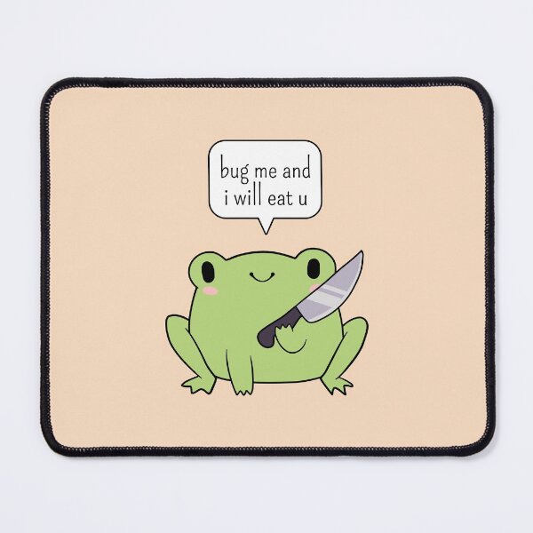 Item preview, Cute Frog With A Knife designed and sold by ElectricFangs.
