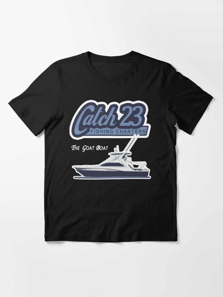 Catch 23 Fishing Charter, Yacht illustration Essential | Essential T-Shirt