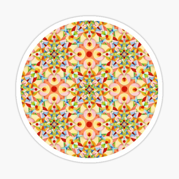 Tangerine Confetti Sticker