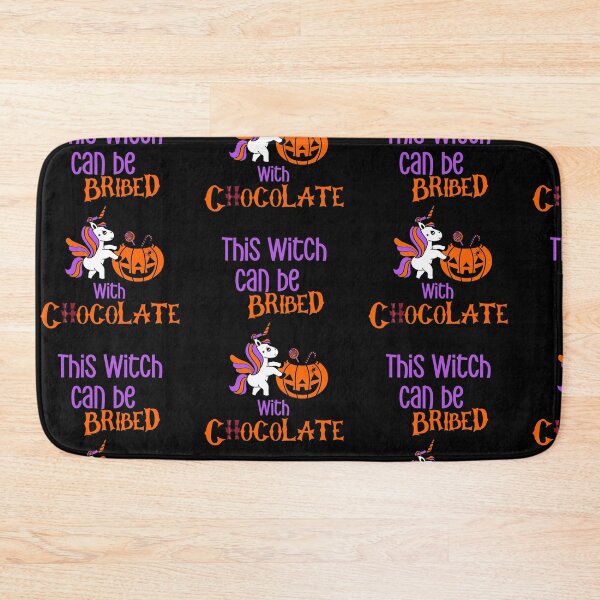 Item preview, CUTE this witch can be bribed with chocolate unicorn Halloween - men/kids/ women / Halloween  designed and sold by Designs Of all kinds.