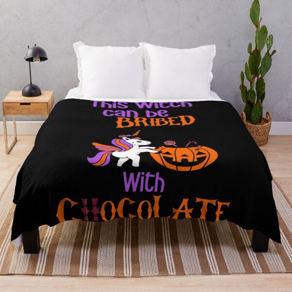 Item preview, CUTE this witch can be bribed with chocolate unicorn Halloween - men/kids/ women / Halloween  designed and sold by Designs Of all kinds.
