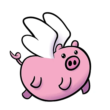 Artwork thumbnail, Pigs Fly! by Rualar-Design