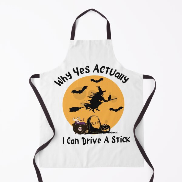 Item preview, Why Yes Actually I Can Drive A Stick Halloween design designed and sold by Simi2020.