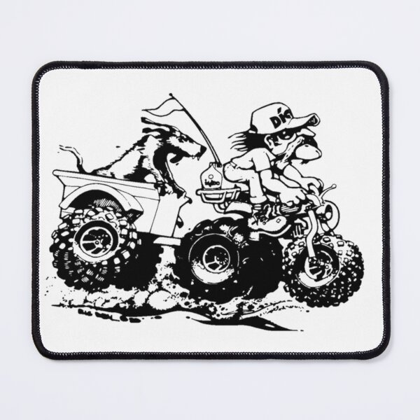 Item preview, Trike trailer and dog designed and sold by Adorable Badass.