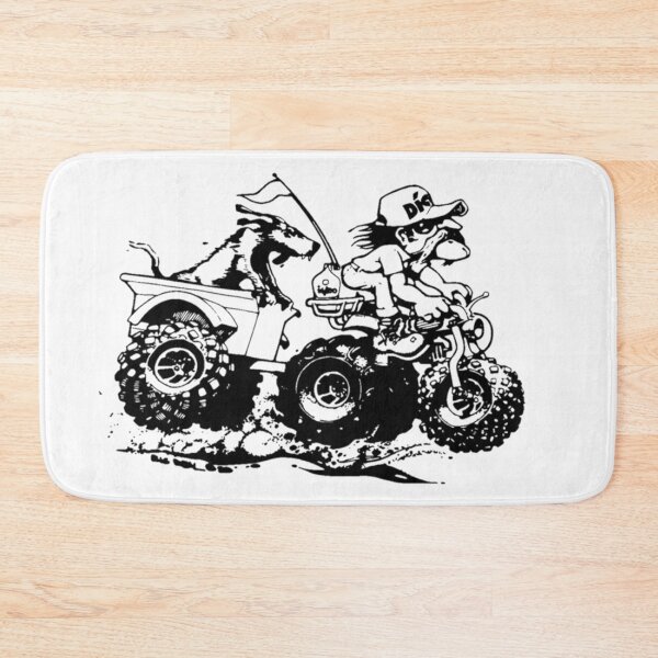 Item preview, Trike trailer and dog designed and sold by Adorable Badass.