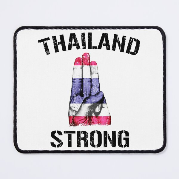 Item preview, Thailand Strong - Democracy Now - 3 Demands - Free Thai Support Flag designed and sold by NUMAcreations.