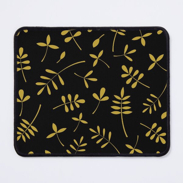 Item preview, Gold Leaves Design on Black designed and sold by NataliePaskell.