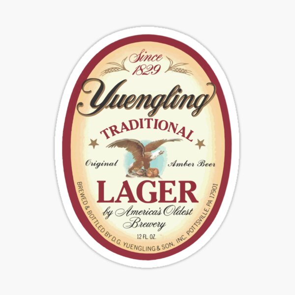 Official Merchandise yuengling lager  Sticker