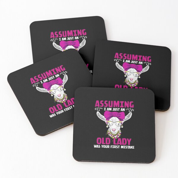 Item preview, Goat Farmer Funny T-Shirt, Assuming I'm an Old Lady Was Your First Mistake Shirt, Fun Gift for Her designed and sold by CapitalDesignss.