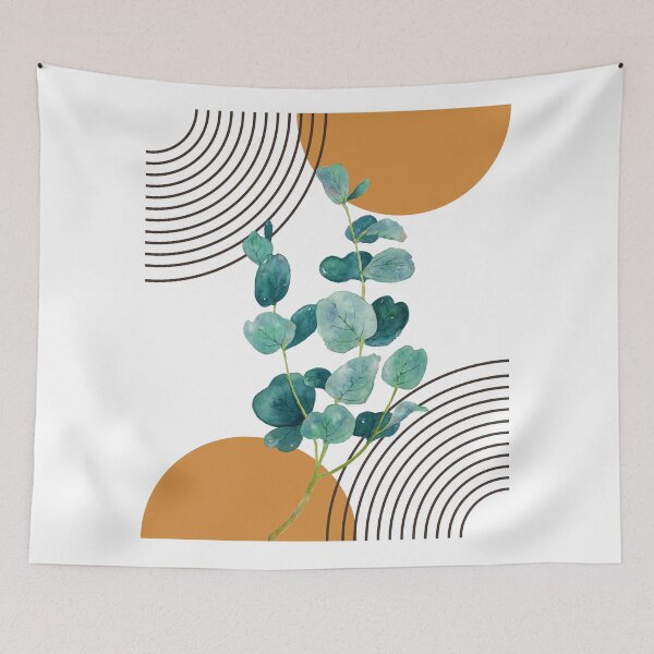 Item preview, Sun and Ellipses with Green Leaves designed and sold by cerenalkan.