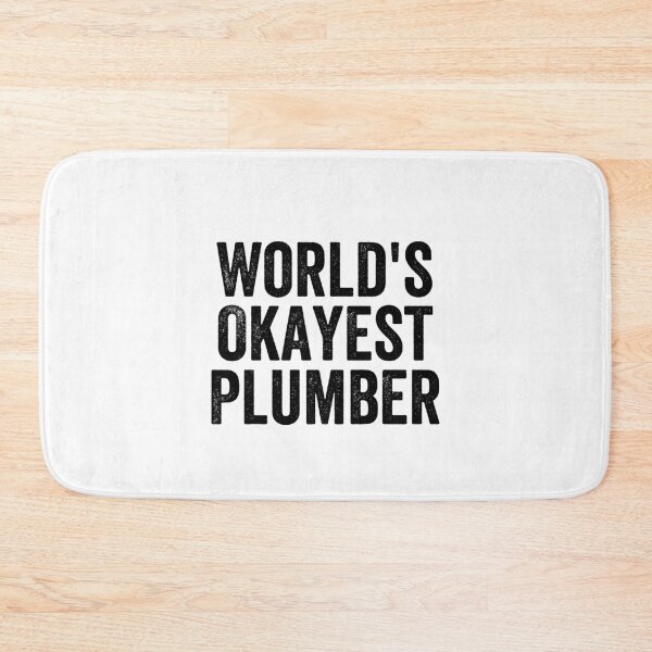 Item preview, World's Okayest Plumber Funny  designed and sold by happinestSHOP.