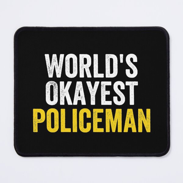 Item preview, World's Okayest Policeman Funny  designed and sold by happinestSHOP.